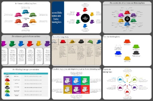 Six Thinking Hats Powerpoint Templates